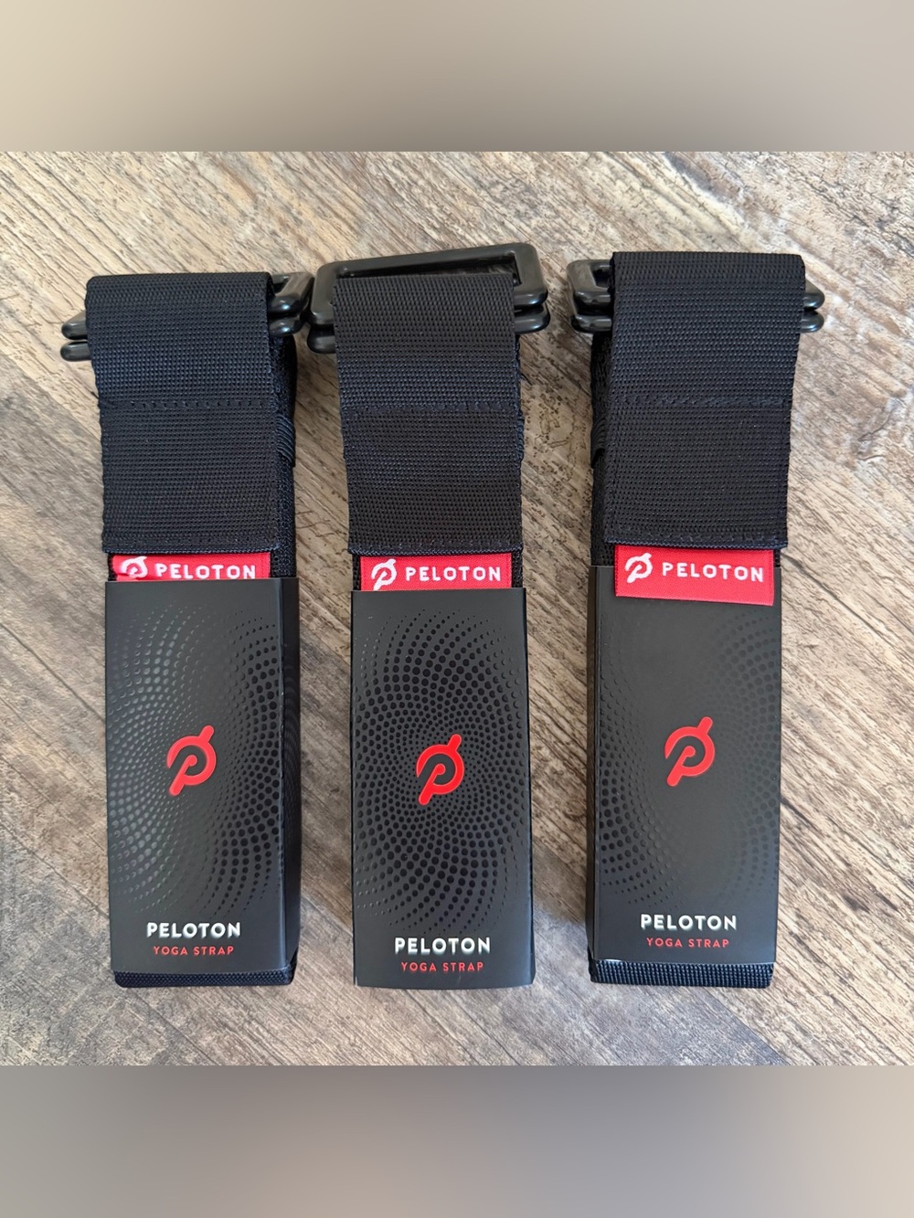 PELOTON Yoga Strap 10’ X 1.5” Stretch & Pose Aid •Black (Lot of 3)